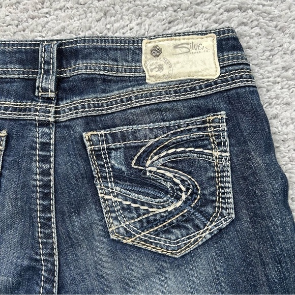 Silver Jeans Womens 26 Twisted Capri Low Rise Regular Wash Pedal Pushers Casual - Picture 4 of 6